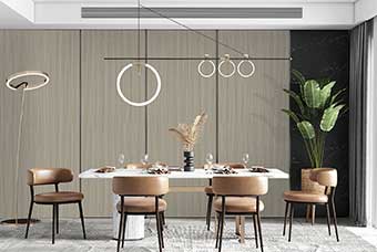 咸宁轻奢风格-餐厅