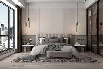 咸宁现代风格-卧室