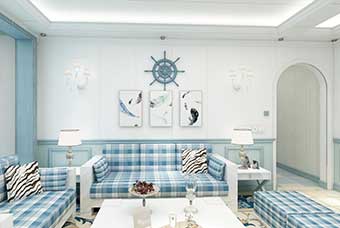 咸宁地中海风格-客厅