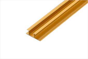 咸宁航空纤维墙咔铝合金带灯中条（钛金氧化）