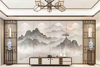 咸宁森佰汇航空纤维（山水画系列）