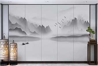 咸宁森佰汇航空纤维（山水画系列）